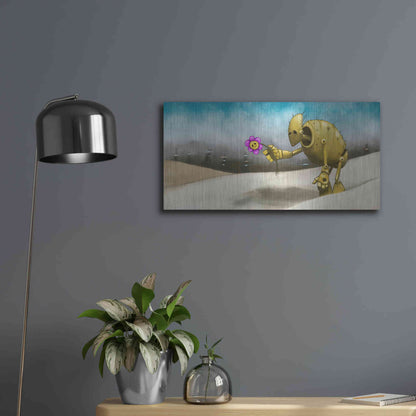 Luxe Metal Art 'Them Days Are Gone' by Craig Snodgrass, Metal Wall Art,24x12