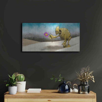 Luxe Metal Art 'Them Days Are Gone' by Craig Snodgrass, Metal Wall Art,24x12