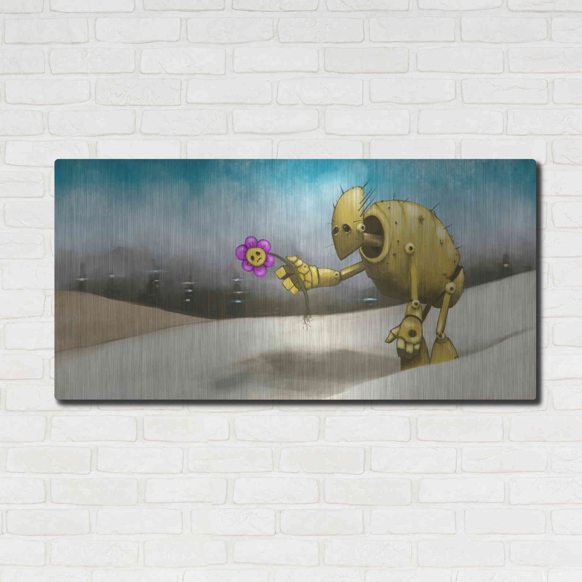 Luxe Metal Art 'Them Days Are Gone' by Craig Snodgrass, Metal Wall Art,48x24