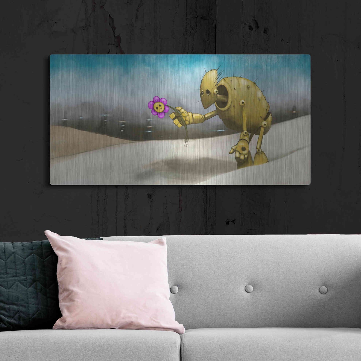 Luxe Metal Art 'Them Days Are Gone' by Craig Snodgrass, Metal Wall Art,48x24