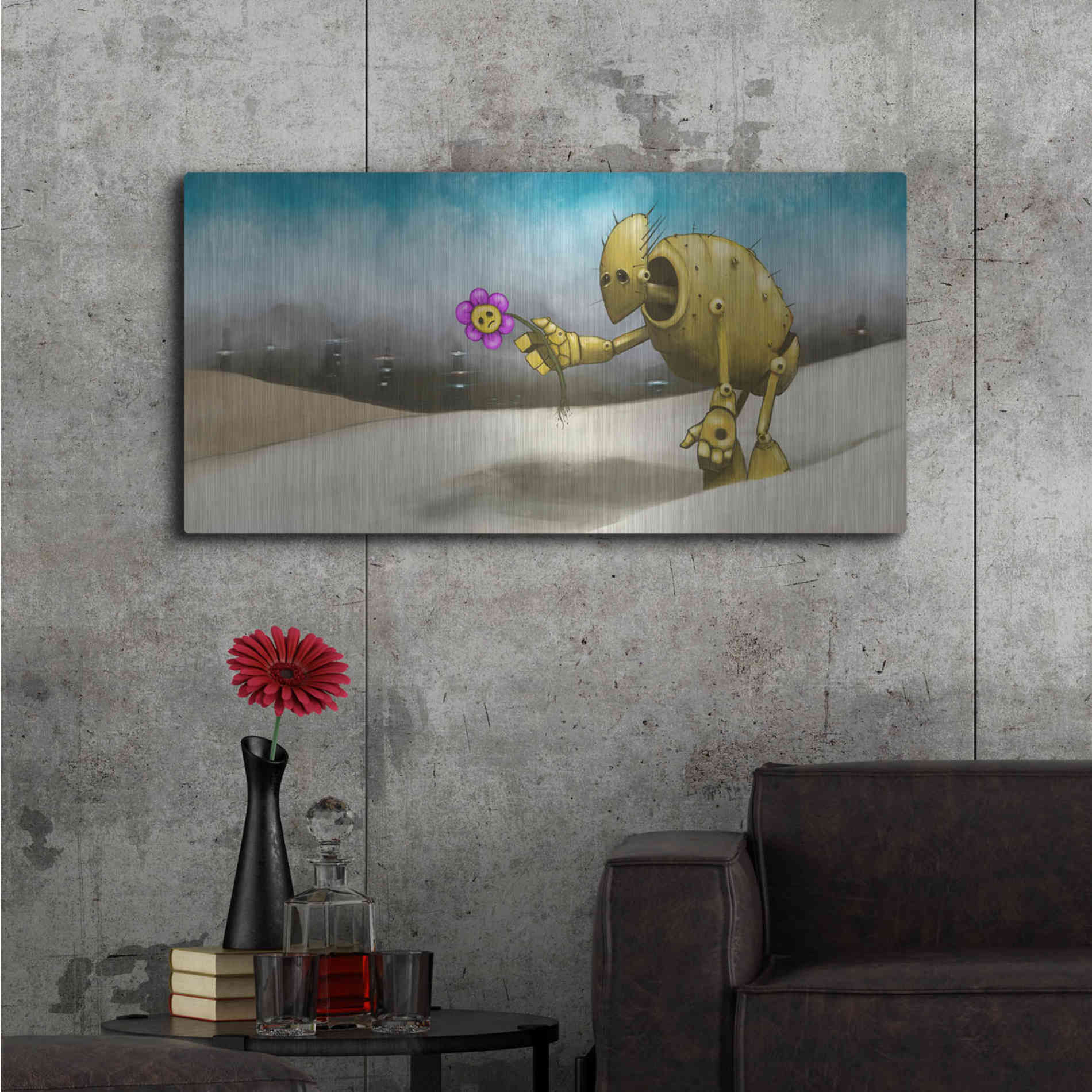 Luxe Metal Art 'Them Days Are Gone' by Craig Snodgrass, Metal Wall Art,48x24