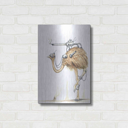 Luxe Metal Art 'War Emu' by Craig Snodgrass, Metal Wall Art,16x24