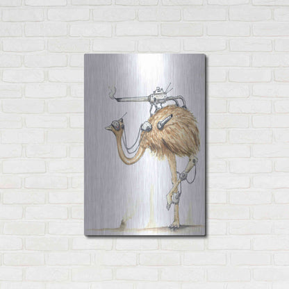 Luxe Metal Art 'War Emu' by Craig Snodgrass, Metal Wall Art,24x36