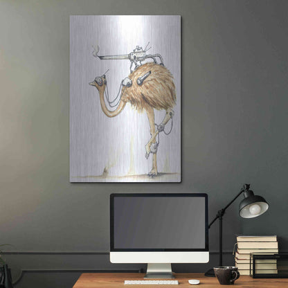 Luxe Metal Art 'War Emu' by Craig Snodgrass, Metal Wall Art,24x36