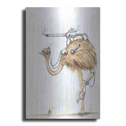 Luxe Metal Art 'War Emu' by Craig Snodgrass, Metal Wall Art