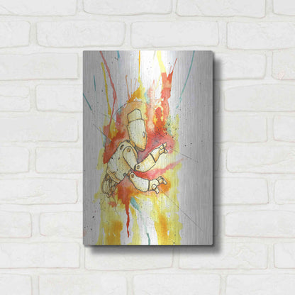 Luxe Metal Art 'Nimbus Bot' by Craig Snodgrass, Metal Wall Art,12x16
