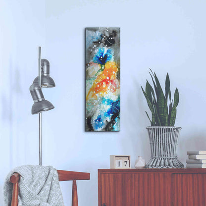 Luxe Metal Art 'Watercolor Nebula 1.0' by Craig Snodgrass, Metal Wall Art,12x36
