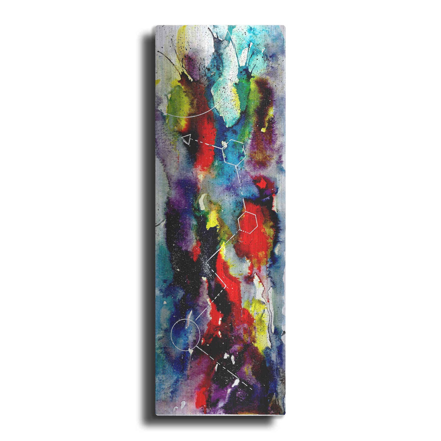 Luxe Metal Art 'Watercolor Nebula 2.0' by Craig Snodgrass, Metal Wall Art,3:1 P