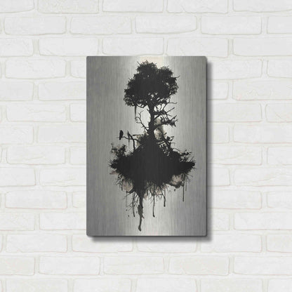 Luxe Metal Art 'Last Tree Standing' by Nicklas Gustafsson, Metal Wall Art,16x24