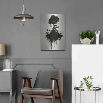 Luxe Metal Art 'Last Tree Standing' by Nicklas Gustafsson, Metal Wall Art,16x24