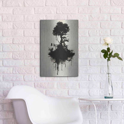 Luxe Metal Art 'Last Tree Standing' by Nicklas Gustafsson, Metal Wall Art,16x24