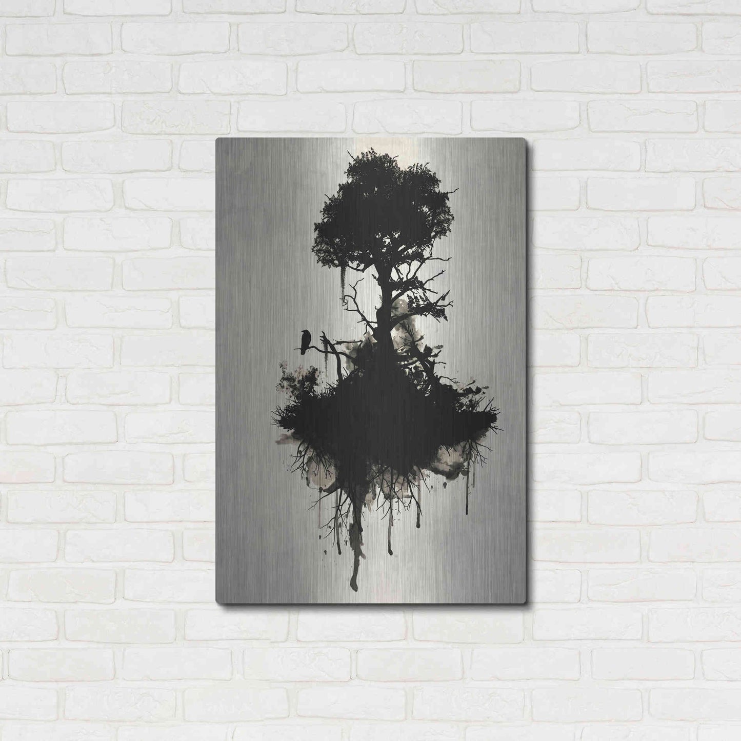 Luxe Metal Art 'Last Tree Standing' by Nicklas Gustafsson, Metal Wall Art,24x36