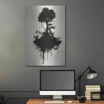 Luxe Metal Art 'Last Tree Standing' by Nicklas Gustafsson, Metal Wall Art,24x36