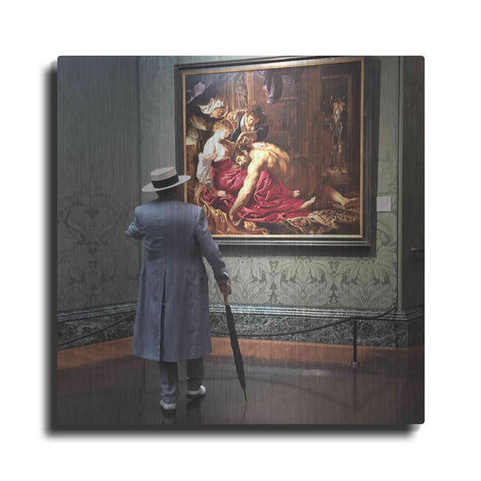 Luxe Metal Art 'Picture In A Picture', Metal Wall Art
