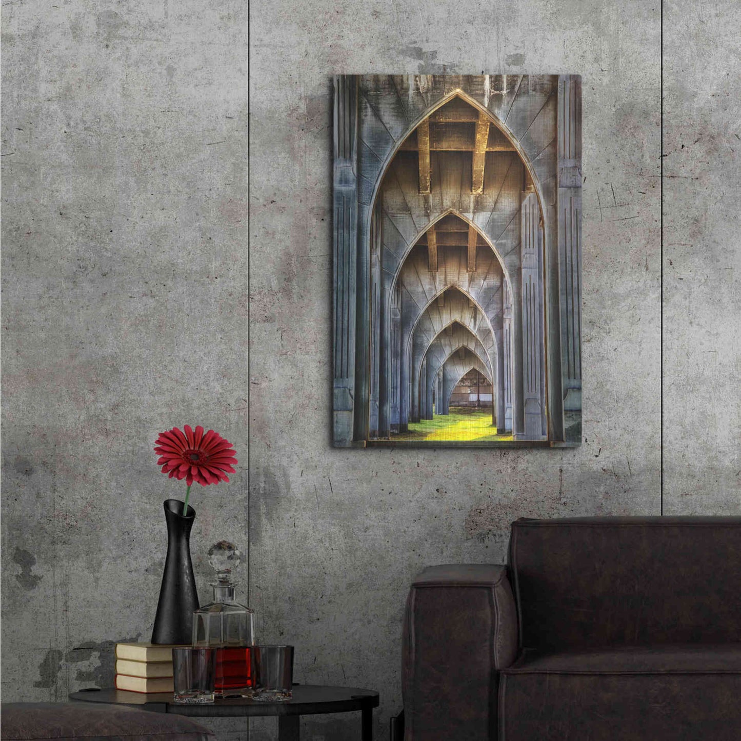 Luxe Metal Art 'Arches For Days' by Darren White, Metal Wall Art,24x36