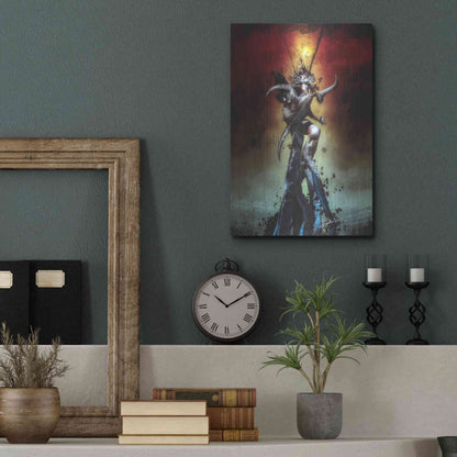 Luxe Metal Art 'Eternity' by Mario Sanchez Nevado, Metal Wall Art,12x16