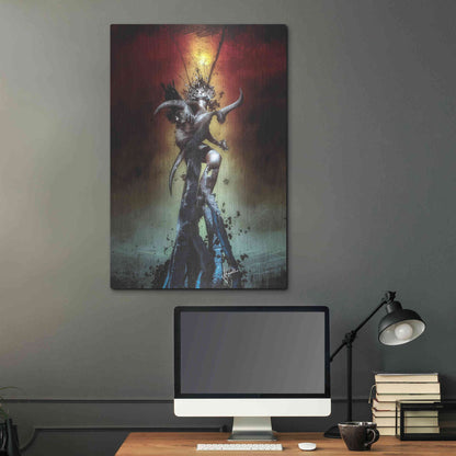 Luxe Metal Art 'Eternity' by Mario Sanchez Nevado, Metal Wall Art,24x36