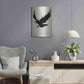 Luxe Metal Art 'Raven' by Nicklas Gustafsson, Metal Wall Art,16x24