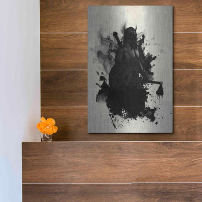 Luxe Metal Art 'Viking' by Nicklas Gustafsson, Metal Wall Art,12x16