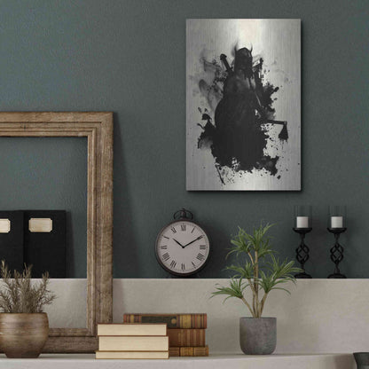 Luxe Metal Art 'Viking' by Nicklas Gustafsson, Metal Wall Art,12x16