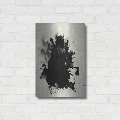 Luxe Metal Art 'Viking' by Nicklas Gustafsson, Metal Wall Art,16x24