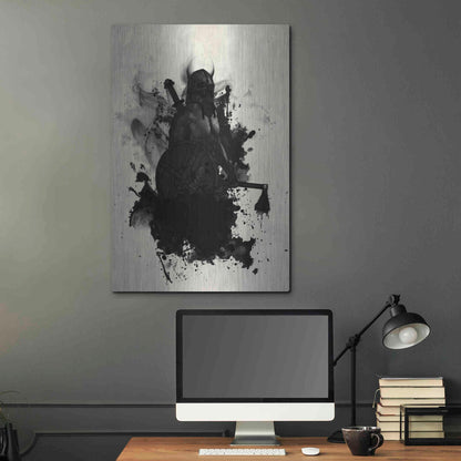 Luxe Metal Art 'Viking' by Nicklas Gustafsson, Metal Wall Art,24x36