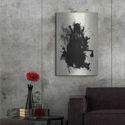 Luxe Metal Art 'Viking' by Nicklas Gustafsson, Metal Wall Art,24x36