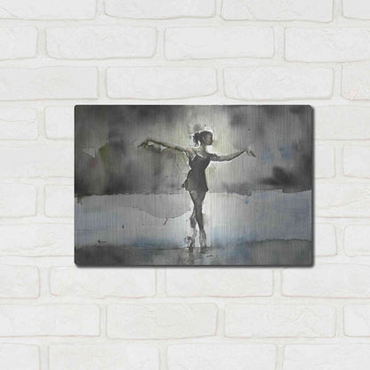 Luxe Metal Art 'Practice' by Oscar Alvarez Pardo, Metal Wall Art,16x12