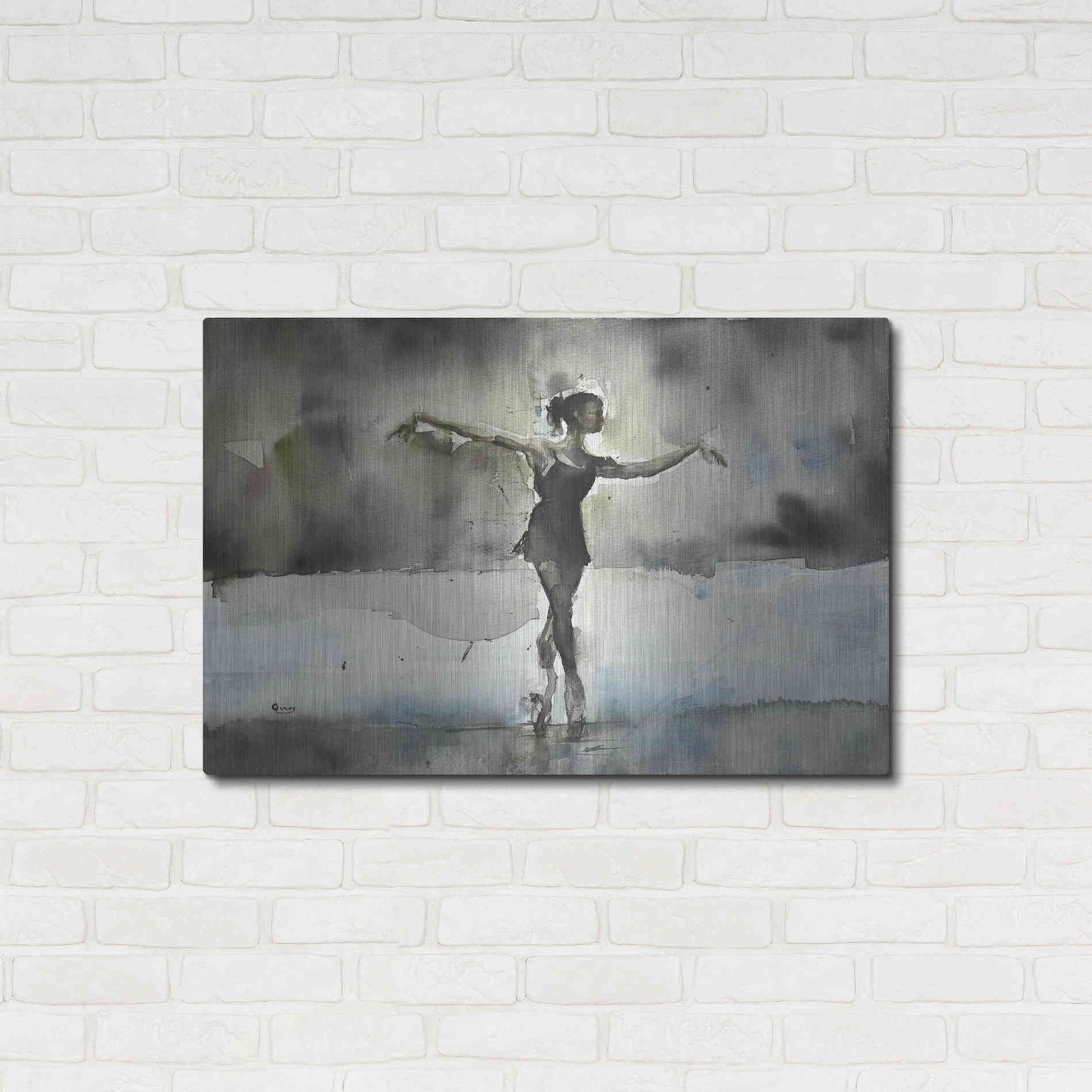 Luxe Metal Art 'Practice' by Oscar Alvarez Pardo, Metal Wall Art,36x24
