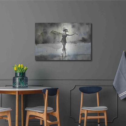 Luxe Metal Art 'Practice' by Oscar Alvarez Pardo, Metal Wall Art,36x24