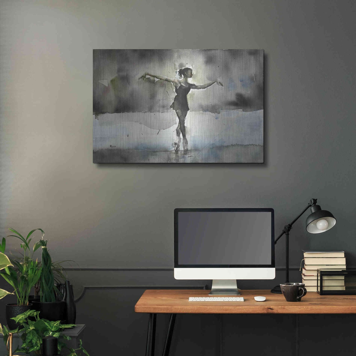 Luxe Metal Art 'Practice' by Oscar Alvarez Pardo, Metal Wall Art,36x24