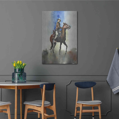 Luxe Metal Art 'Display' by Oscar Alvarez Pardo, Metal Wall Art,24x36