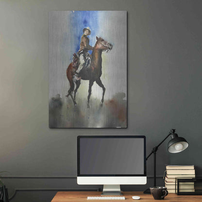 Luxe Metal Art 'Display' by Oscar Alvarez Pardo, Metal Wall Art,24x36