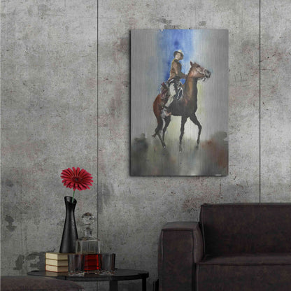 Luxe Metal Art 'Display' by Oscar Alvarez Pardo, Metal Wall Art,24x36