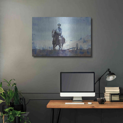 Luxe Metal Art 'Trail' by Oscar Alvarez Pardo, Metal Wall Art,36x24