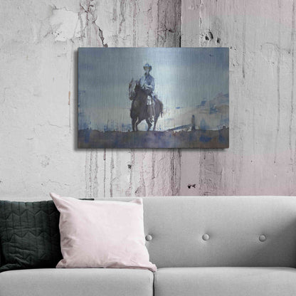 Luxe Metal Art 'Trail' by Oscar Alvarez Pardo, Metal Wall Art,36x24