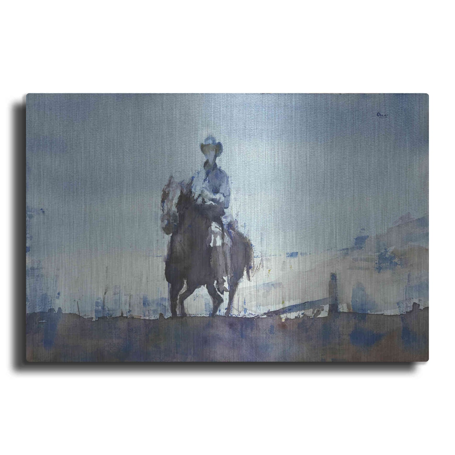 Luxe Metal Art 'Trail' by Oscar Alvarez Pardo, Metal Wall Art