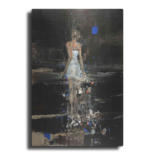 Luxe Metal Art 'Raining' by Oscar Alvarez Pardo, Metal Wall Art