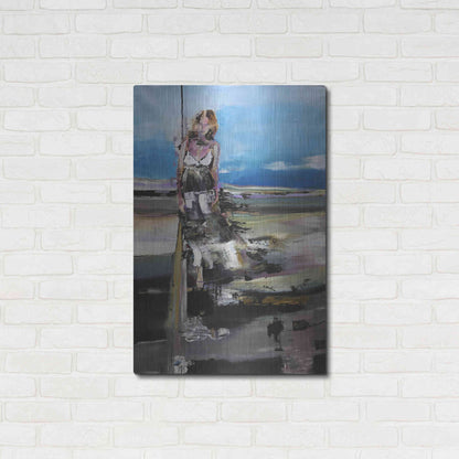 Luxe Metal Art 'By The Sea' by Oscar Alvarez Pardo, Metal Wall Art,24x36