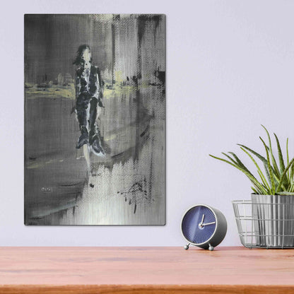 Luxe Metal Art 'Unexpessed' by Oscar Alvarez Pardo, Metal Wall Art,12x16