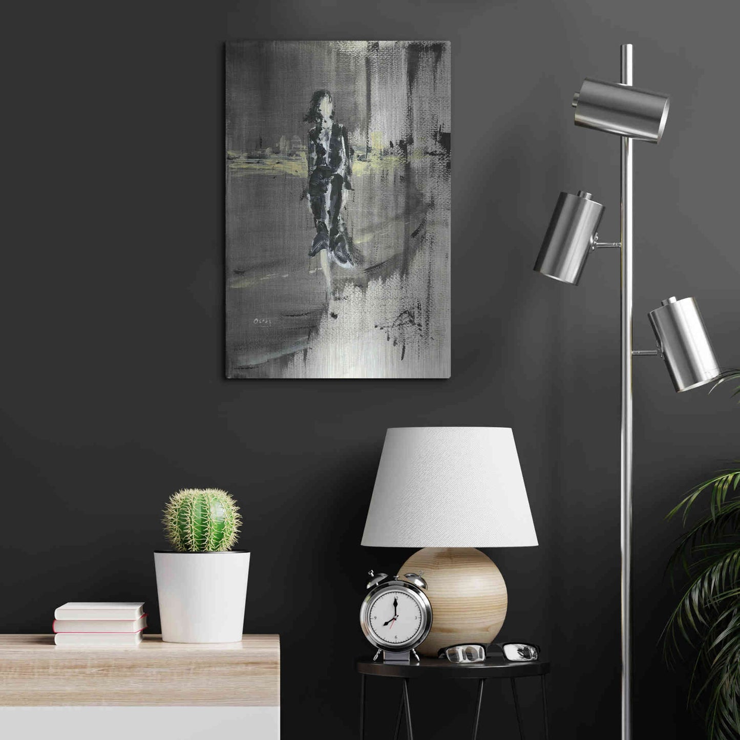 Luxe Metal Art 'Unexpessed' by Oscar Alvarez Pardo, Metal Wall Art,16x24