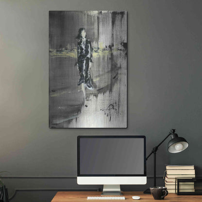 Luxe Metal Art 'Unexpessed' by Oscar Alvarez Pardo, Metal Wall Art,24x36