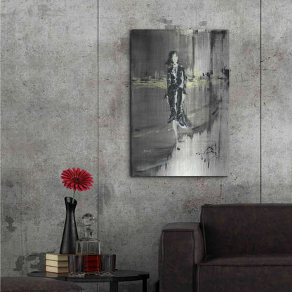 Luxe Metal Art 'Unexpessed' by Oscar Alvarez Pardo, Metal Wall Art,24x36