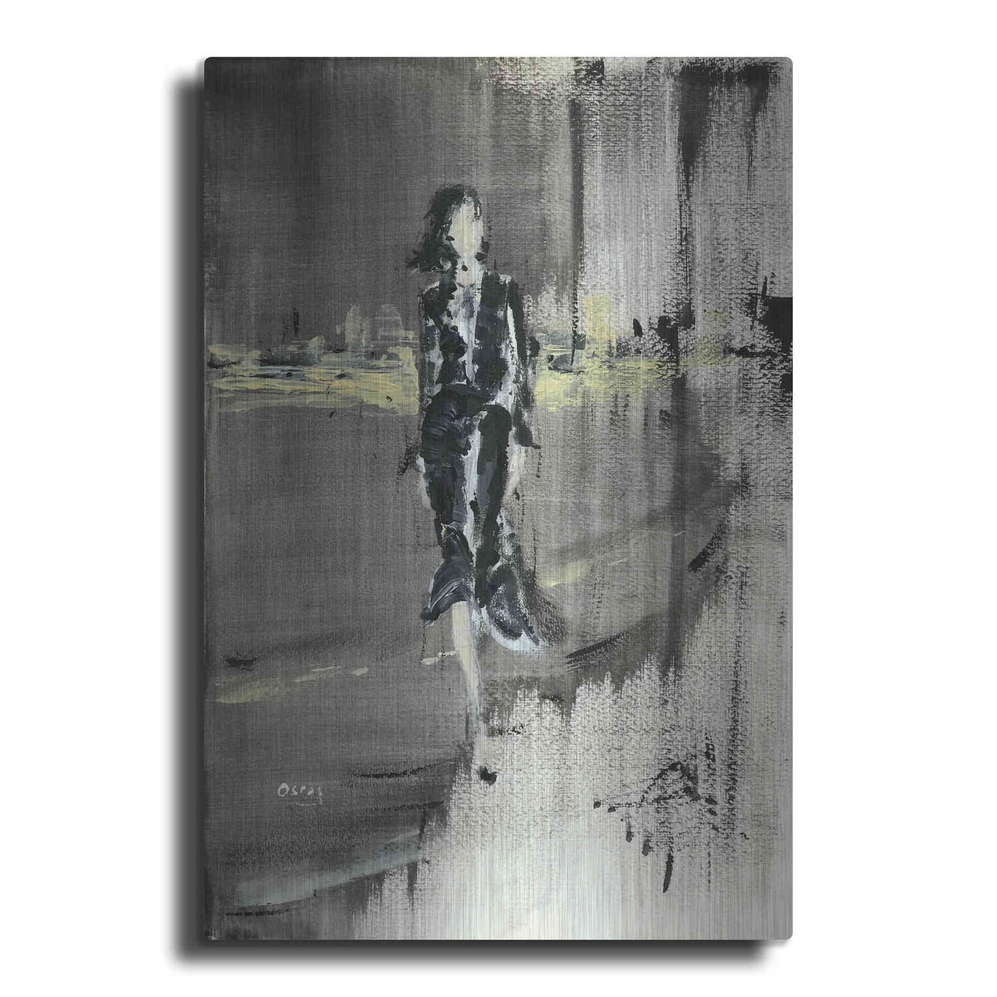 Luxe Metal Art 'Unexpessed' by Oscar Alvarez Pardo, Metal Wall Art