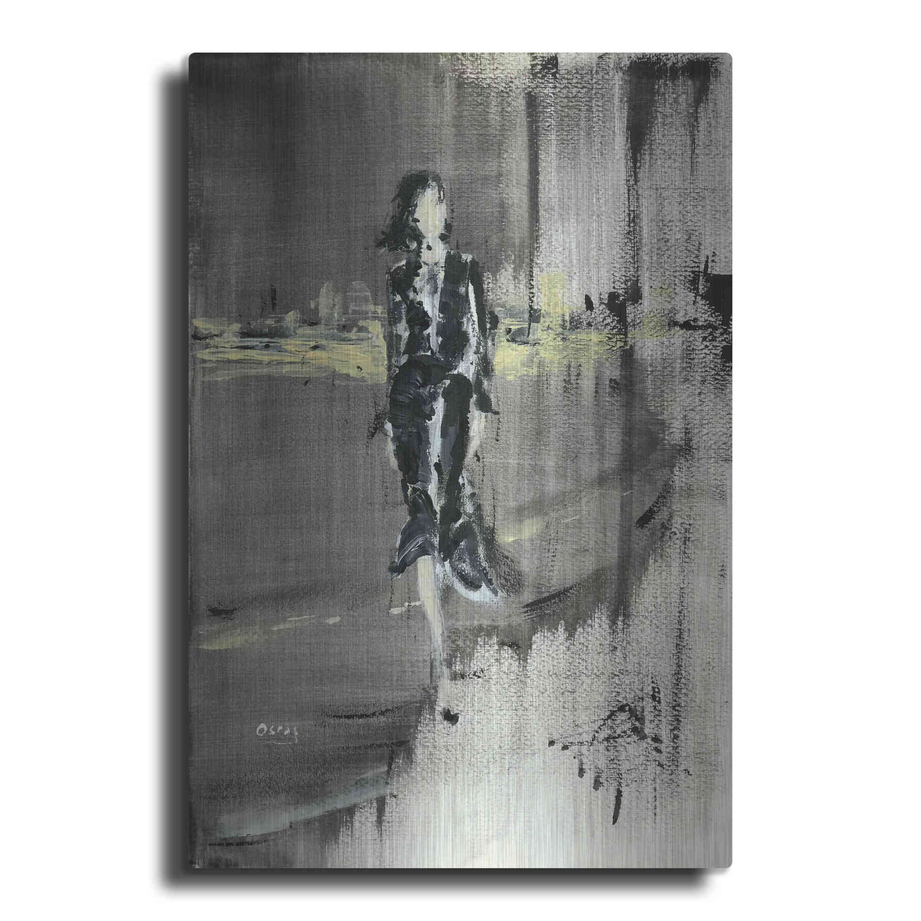 Luxe Metal Art 'Unexpessed' by Oscar Alvarez Pardo, Metal Wall Art