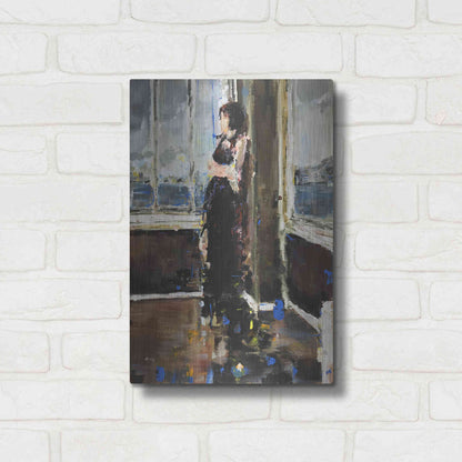 Luxe Metal Art 'At The Corner' by Oscar Alvarez Pardo, Metal Wall Art,12x16