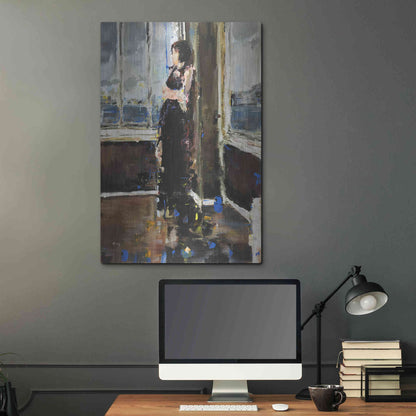 Luxe Metal Art 'At The Corner' by Oscar Alvarez Pardo, Metal Wall Art,24x36