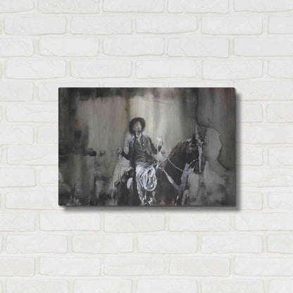 Luxe Metal Art 'Wrangle' by Oscar Alvarez Pardo, Metal Wall Art,24x16