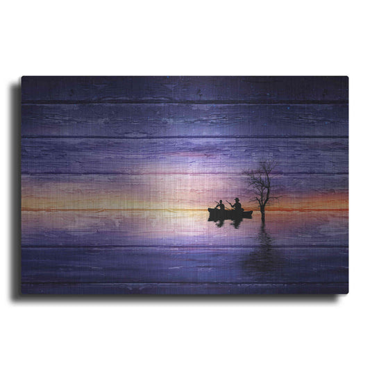 Luxe Metal Art 'Wood Series: Cruise', Metal Wall Art