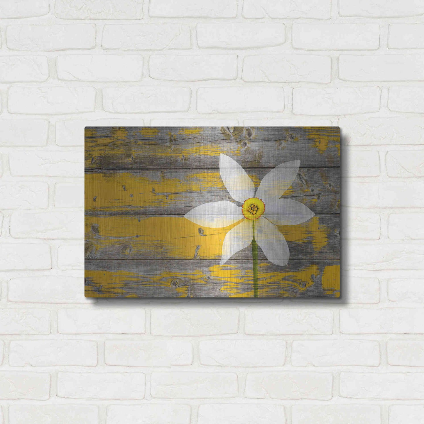 Luxe Metal Art 'Wood Series: A Rustic Paradise', Metal Wall Art,24x16